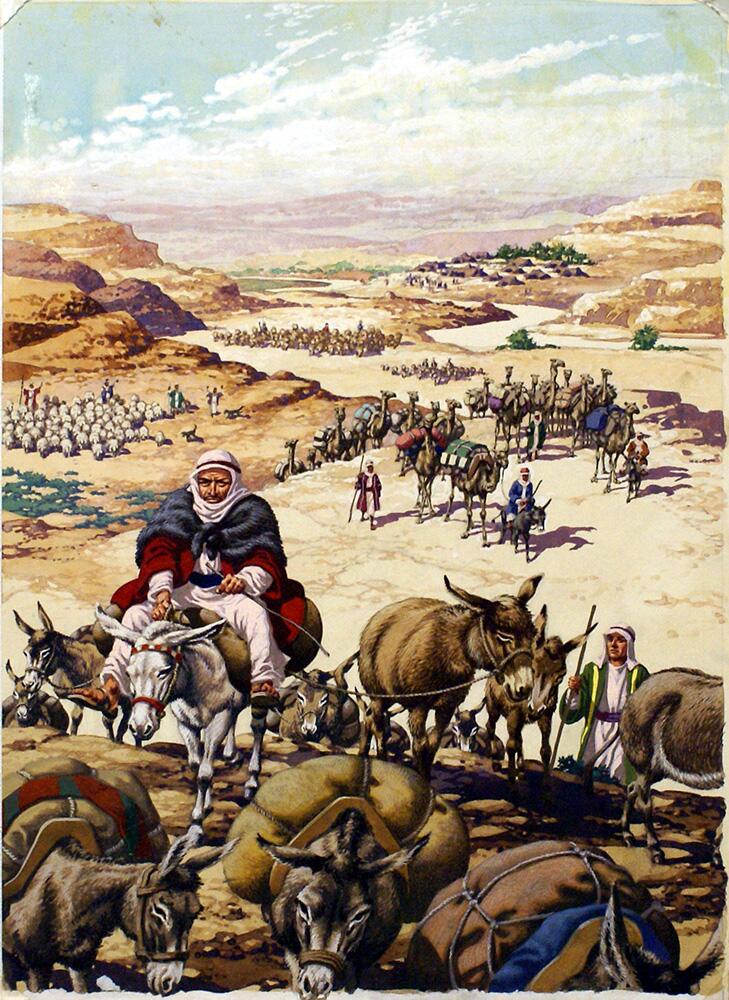 The Story of Jacob - The Return to Canaan art by Patrick Nicolle The Story of Jacob - The Return to Canaan art by Patrick Nicolle