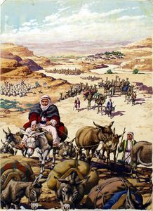 The Story of Jacob - The Return to Canaan art by Patrick Nicolle The Story of Jacob - The Return to Canaan art by Patrick Nicolle