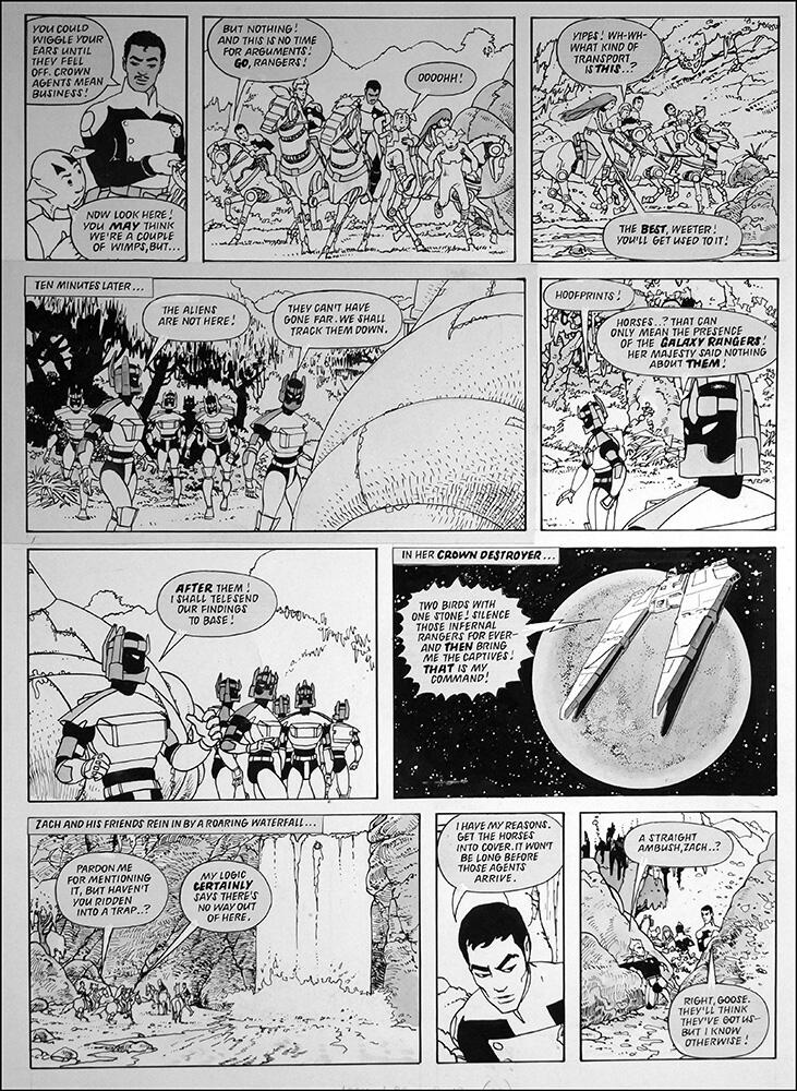 2nd page of episode art by Arthur Ranson 2nd page of episode art by Arthur Ranson