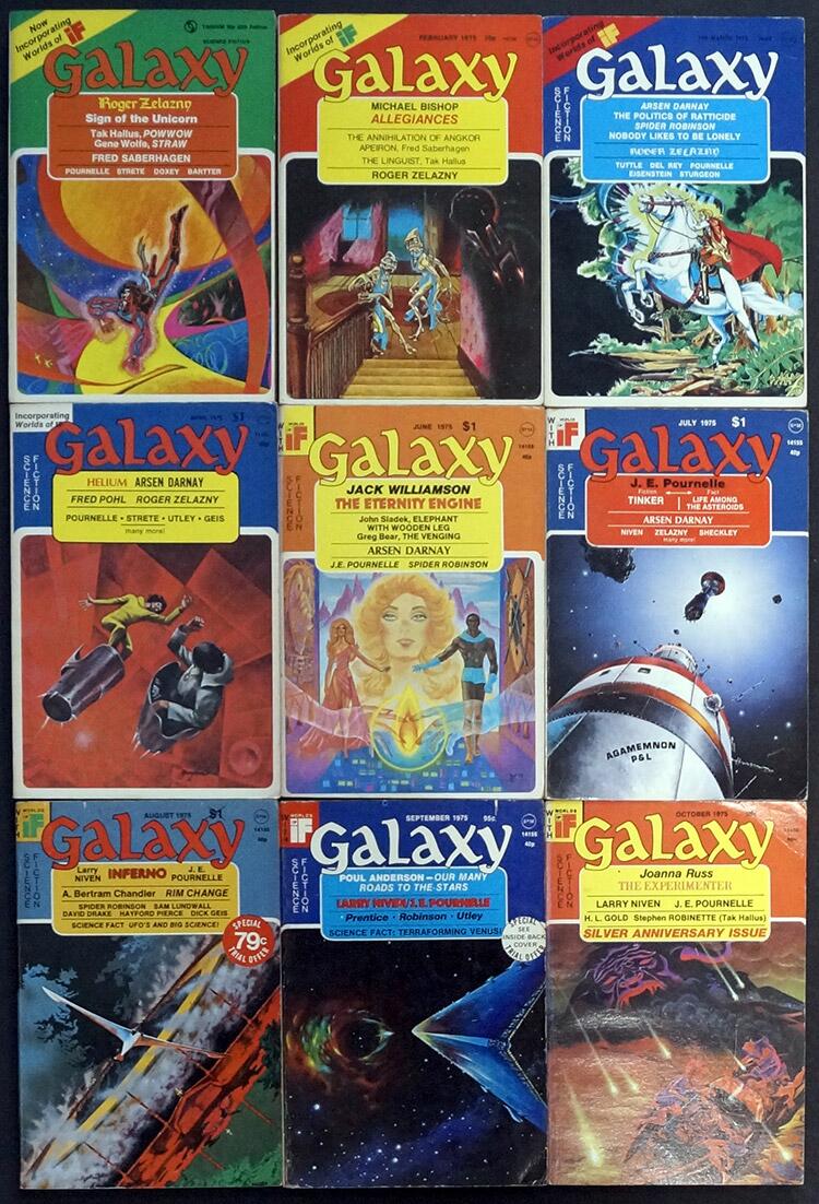Galaxy Science Fiction: 1975 (9 issues) Galaxy Science Fiction: 1975 (9 issues)