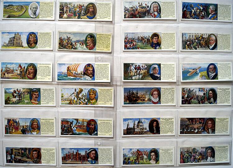 Complete Set of 25 'Interesting Events in British History' Typhoo Trading Cards (1938) Complete Set of 25 'Interesting Events in British History' Typhoo Trading Cards (1938)