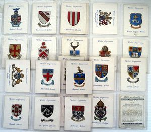Arms of Public Schools (Second Series) Set of 25 cards (1934) Arms of Public Schools (Second Series) Set of 25 cards (1934)