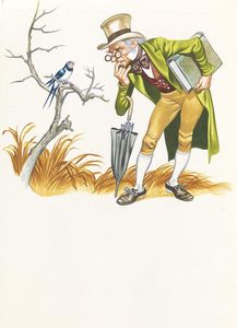 The Happy Prince: Bluebird Speaks art by Ron Embleton The Happy Prince: Bluebird Speaks art by Ron Embleton