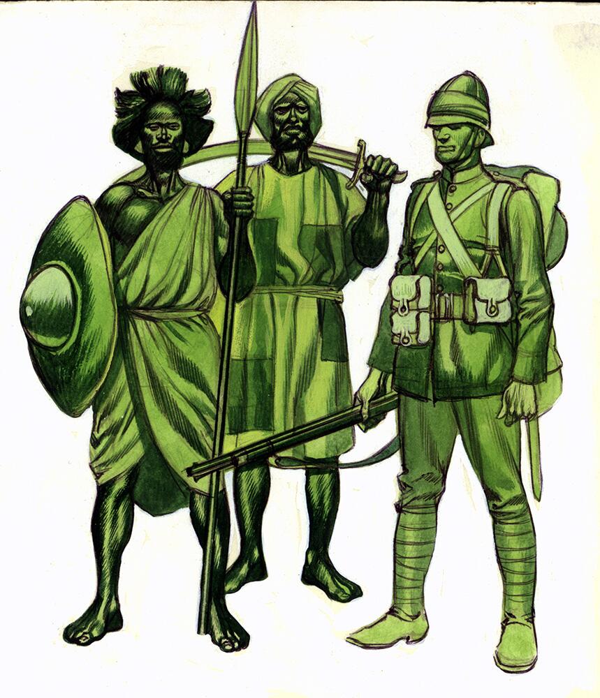 Soldiers of the Second Afghan War art by Ron Embleton Soldiers of the Second Afghan War art by Ron Embleton