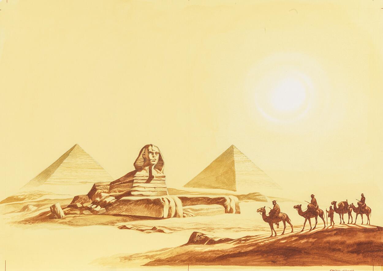 The Happy Prince: The Sphinx art by Ron Embleton The Happy Prince: The Sphinx art by Ron Embleton
