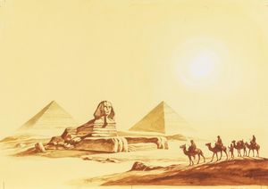 The Happy Prince: The Sphinx art by Ron Embleton The Happy Prince: The Sphinx art by Ron Embleton