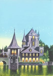 The Happy Prince: Castle Ball art by Ron Embleton The Happy Prince: Castle Ball art by Ron Embleton