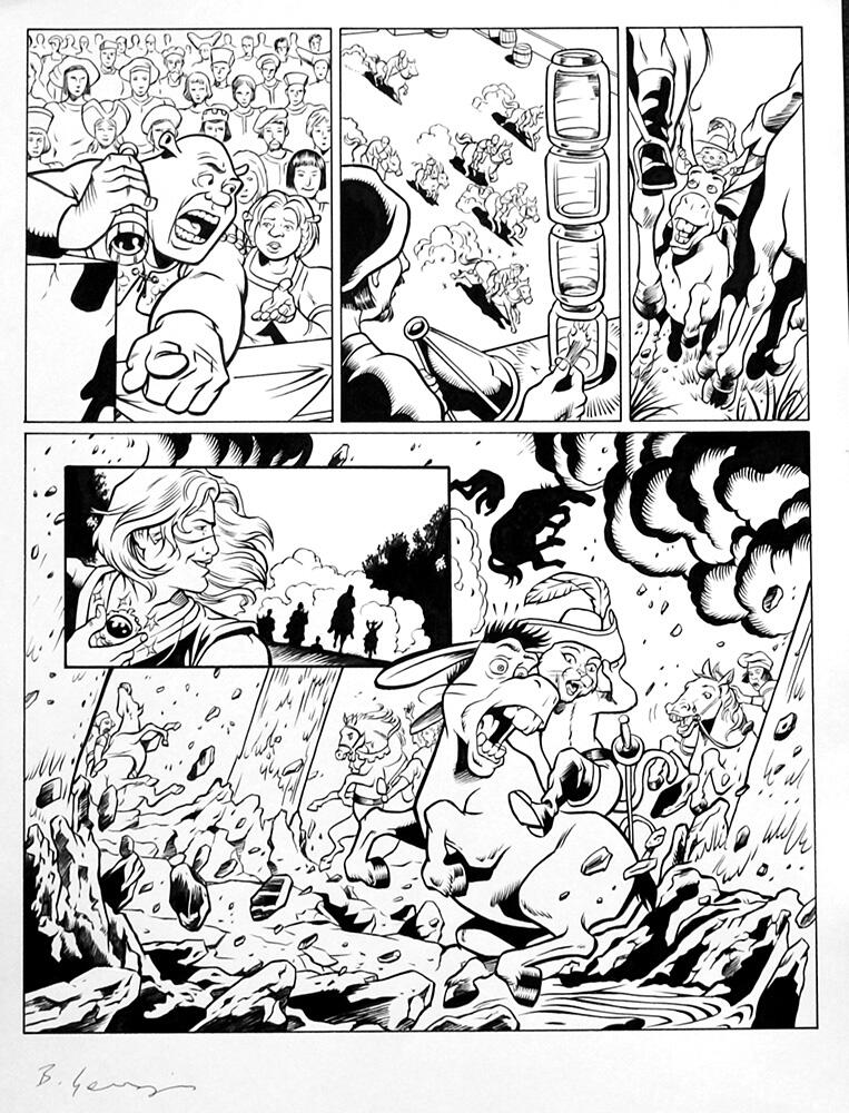 Shrek page 4 art by Bambos (Georgiou) Shrek page 4 art by Bambos (Georgiou)