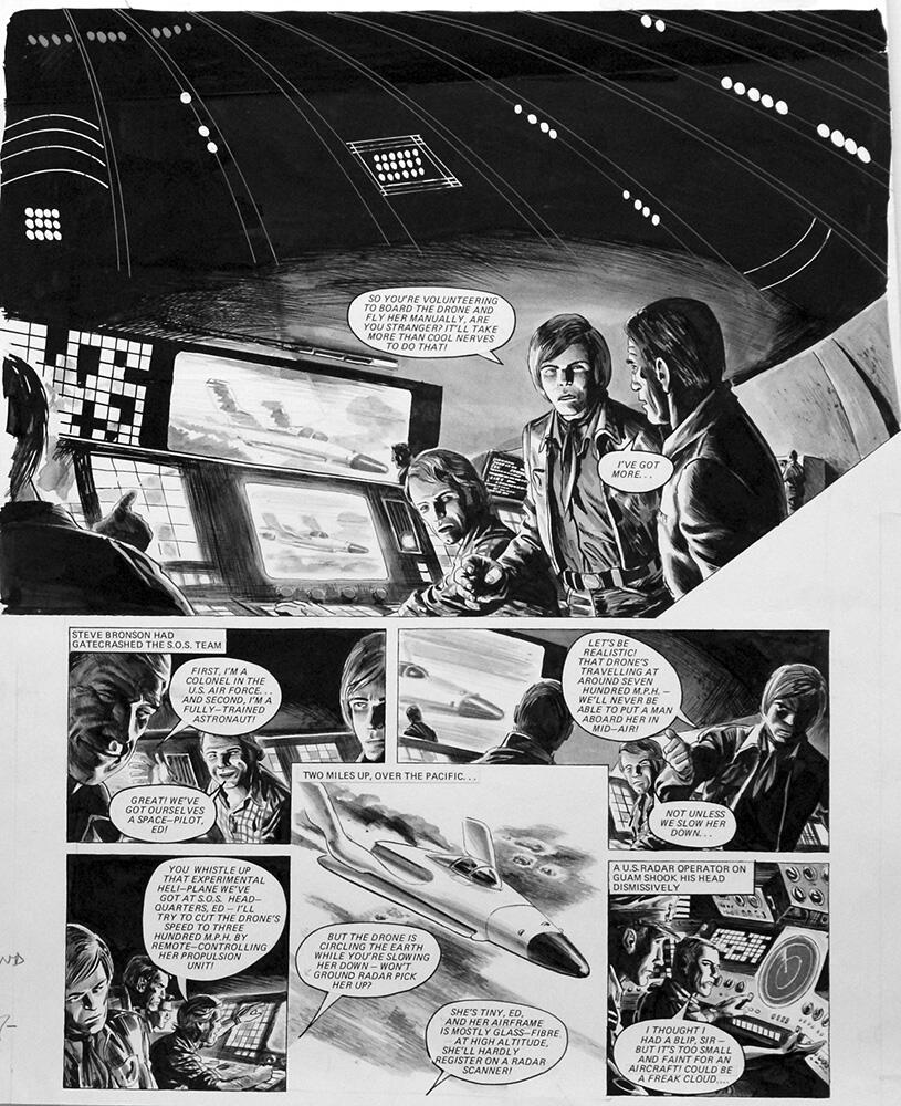 SOS International 9 art by Oliver Frey SOS International 9 art by Oliver Frey