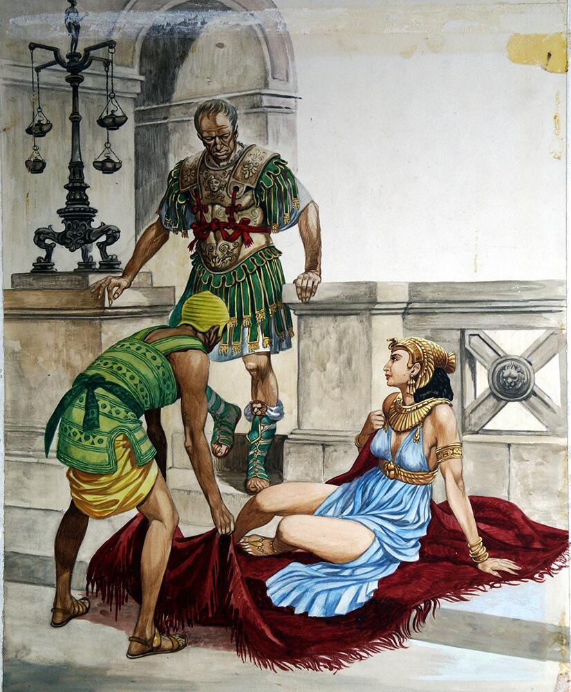 Caesar And Cleopatra art by Peter Jackson Caesar And Cleopatra art by Peter Jackson