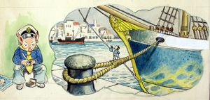 The Wind in the Willows: Ratty the Sailor art by Philip Mendoza The Wind in the Willows: Ratty the Sailor art by Philip Mendoza