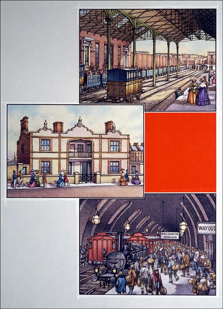 London Railway Stations art by Patrick Nicolle London Railway Stations art by Patrick Nicolle