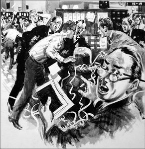 Wall Street Crash art by Colin Merrett Wall Street Crash art by Colin Merrett