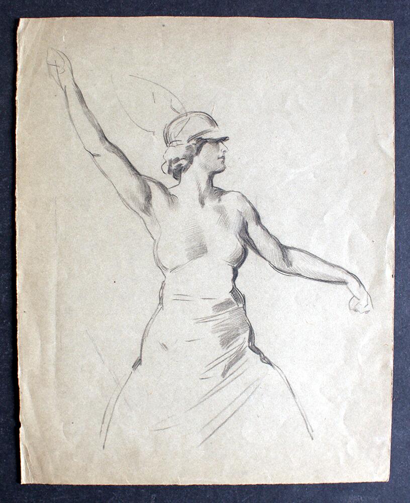 Madame Justice? art by Fortunino Matania Madame Justice? art by Fortunino Matania