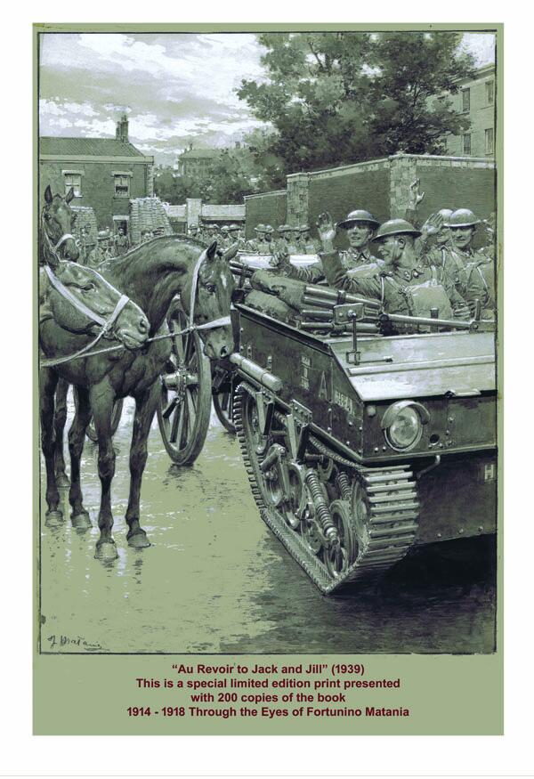 Free Print with all Advance Orders, 1914 - 1918 Through the eyes of Fortunino Matania Free Print with all Advance Orders, 1914 - 1918 Through the eyes of Fortunino Matania