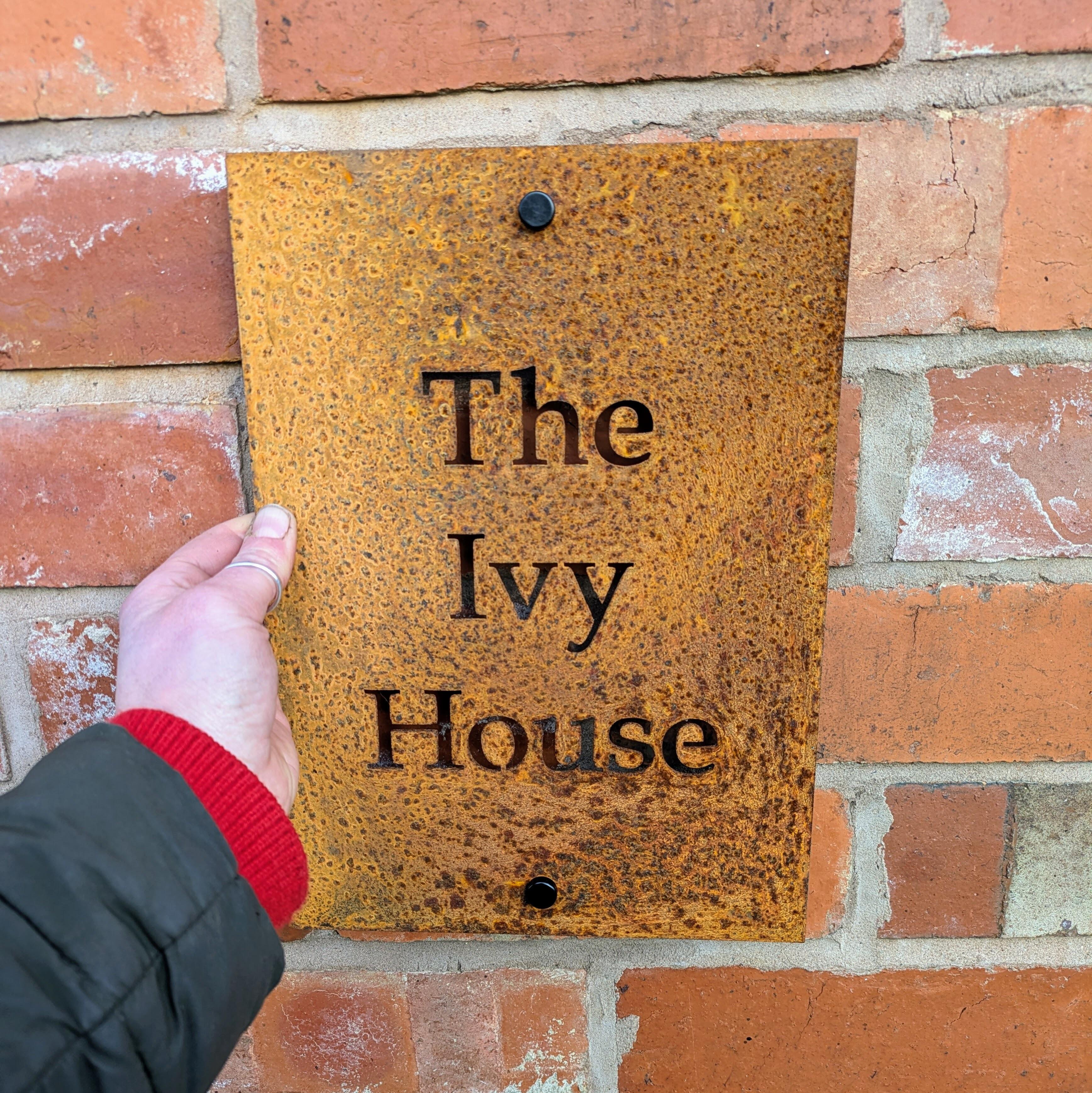 House name sign