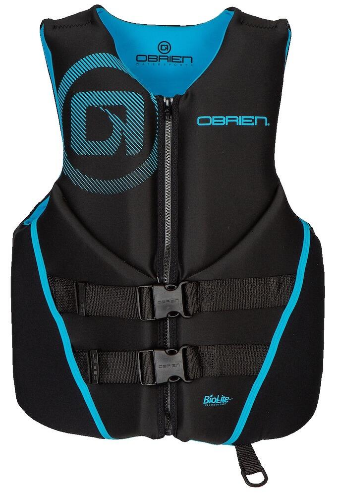 OBrien Traditional Biolite Buoyancy Aid Water Sports Impact Vest Cyan