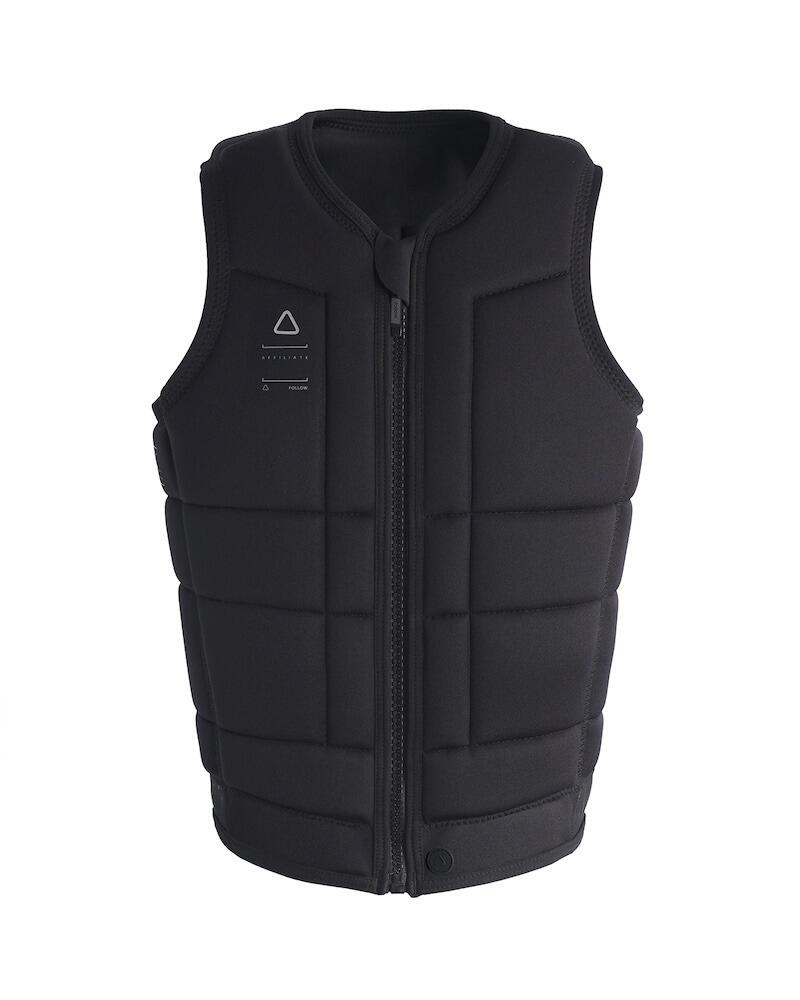 Follow 2026 Affiliate Tapered Fit Men's Wakeboard Impact Vest Black