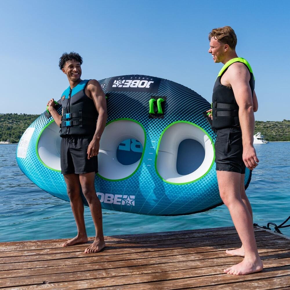 Jobe Rumble 3P Towable Inflatable Tube Action 3