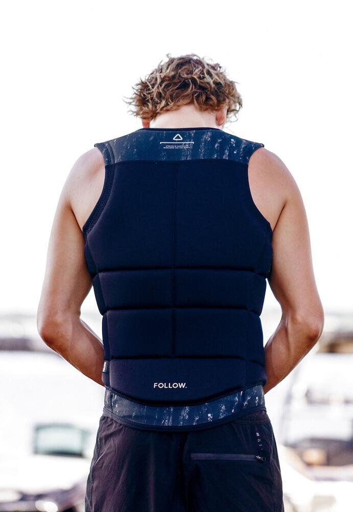 Follow 2026 Affiliate Tapered Fit Men's Wakeboard Impact Vest Black