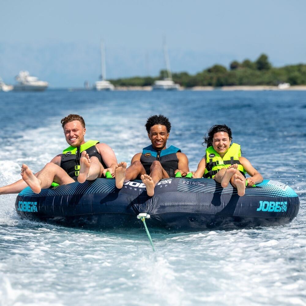Jobe Rumble 3P Towable Inflatable Tube Action 4