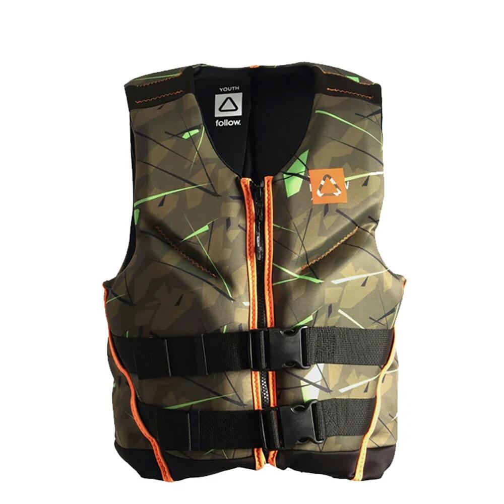 Follow POP Youth Life Vest Neo Style Kids Buoyancy Aid Life Vest Jungle