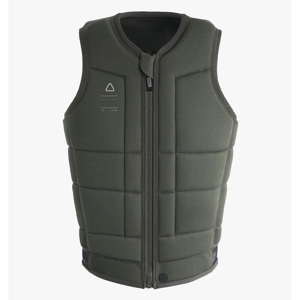 Follow 2026 Affiliate Tapered Fit Men's Wakeboard Impact Vest Olive