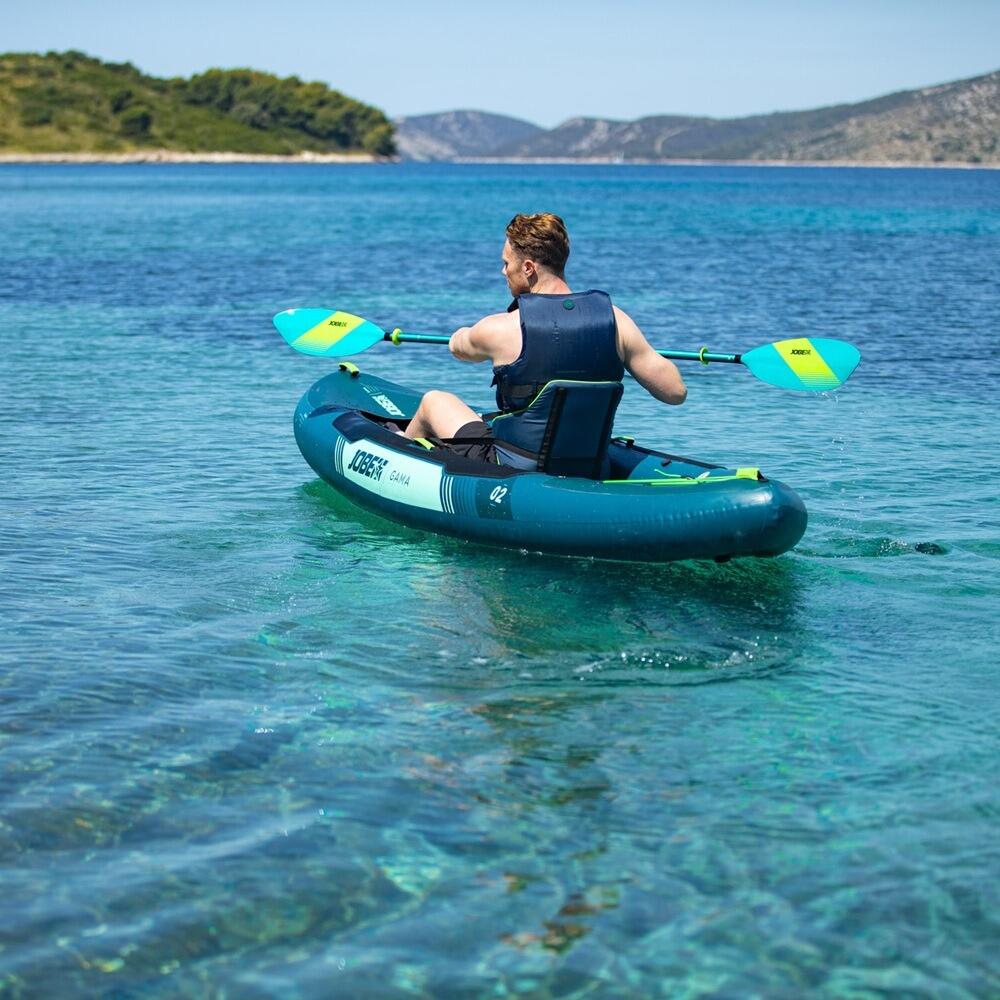 2026 Jobe Gama Inflatable Kayak Package Action 1