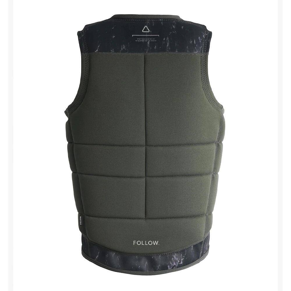 Follow 2026 Affiliate Tapered Fit Men's Wakeboard Impact Vest Olive