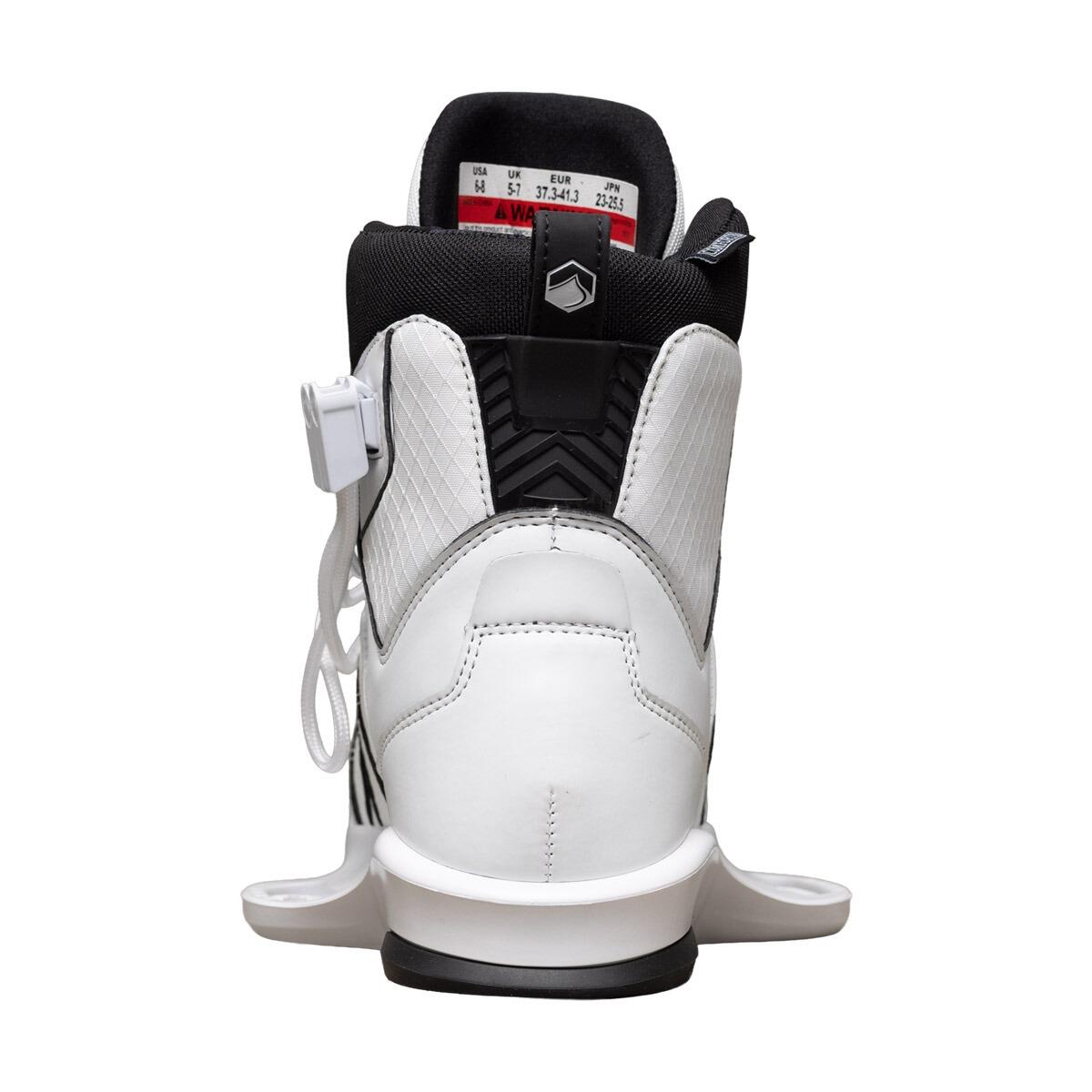 Liquid Force 2026 Tao 6X White Wakeboard Bindings 4