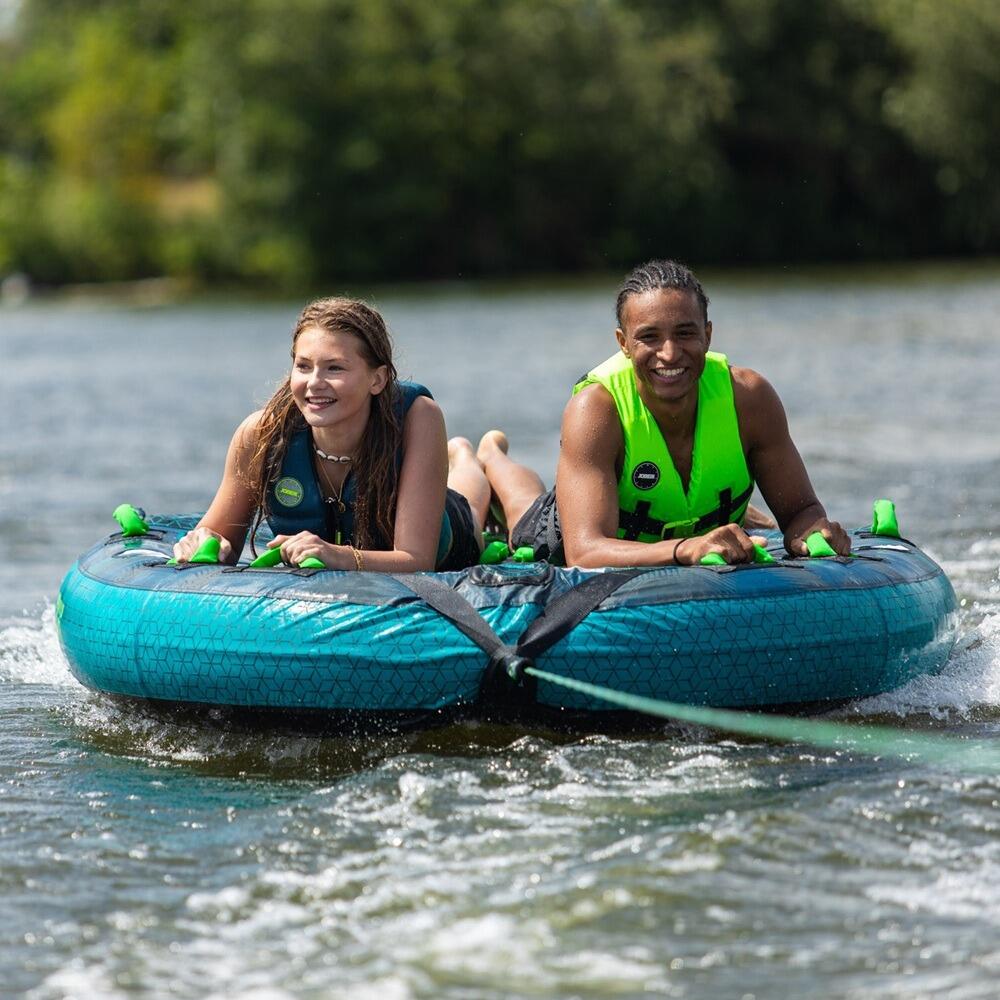 Jobe 2026 Compound Towable Inflatable Tube 2P action