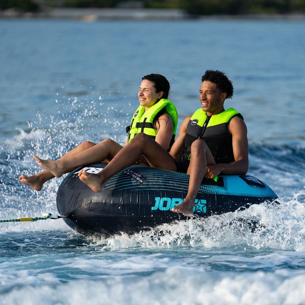 Jobe Rumble 2P Towable Inflatable Tube Action 2
