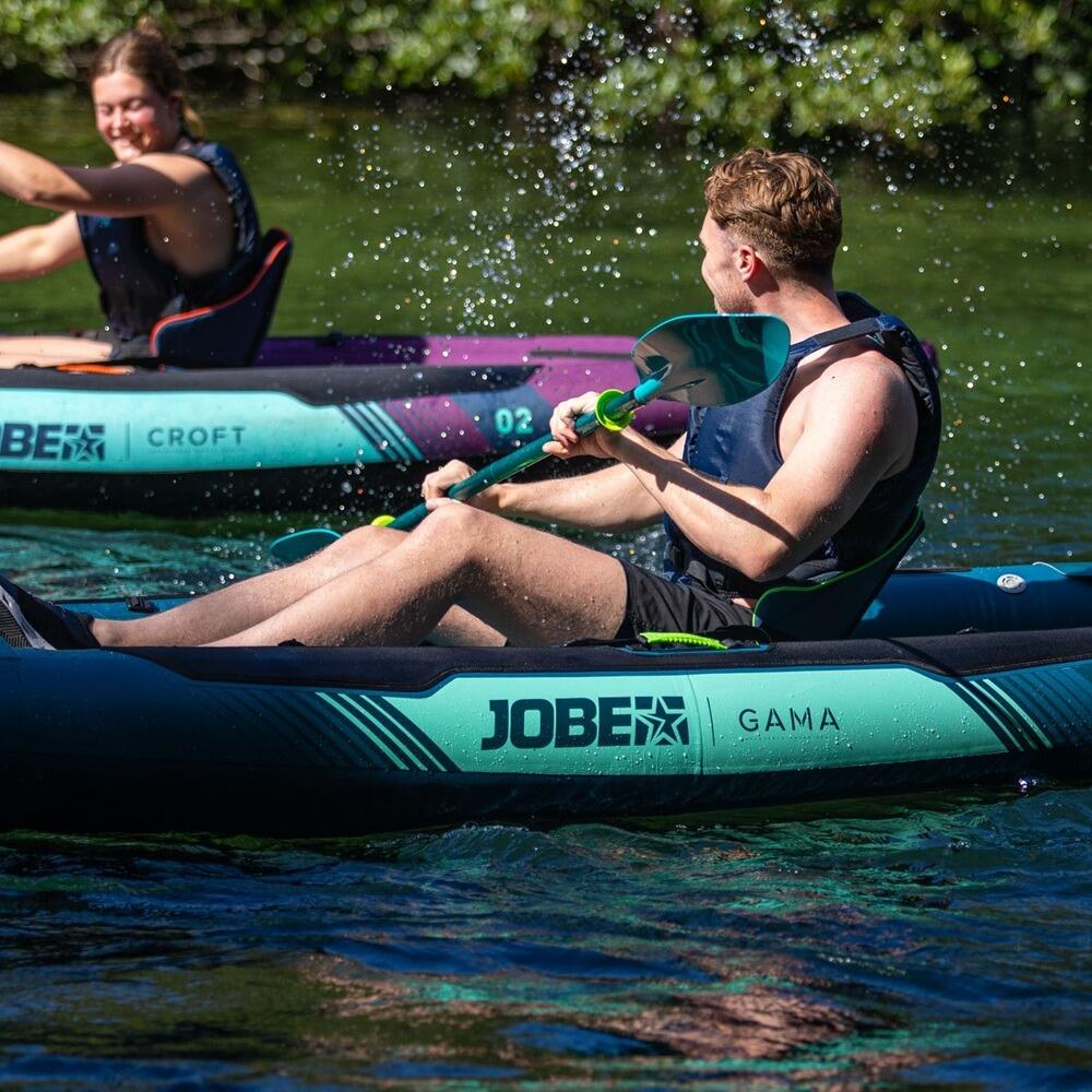 2026 Jobe Gama Inflatable Kayak Package Action 2