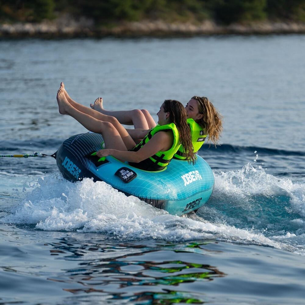 Jobe Rumble 2P Towable Inflatable Tube Action 3