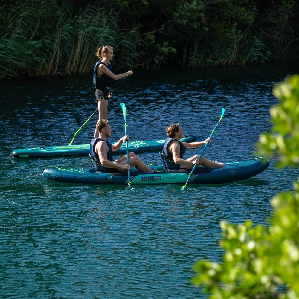 2026 Jobe Gama Inflatable Kayak Package Action 3