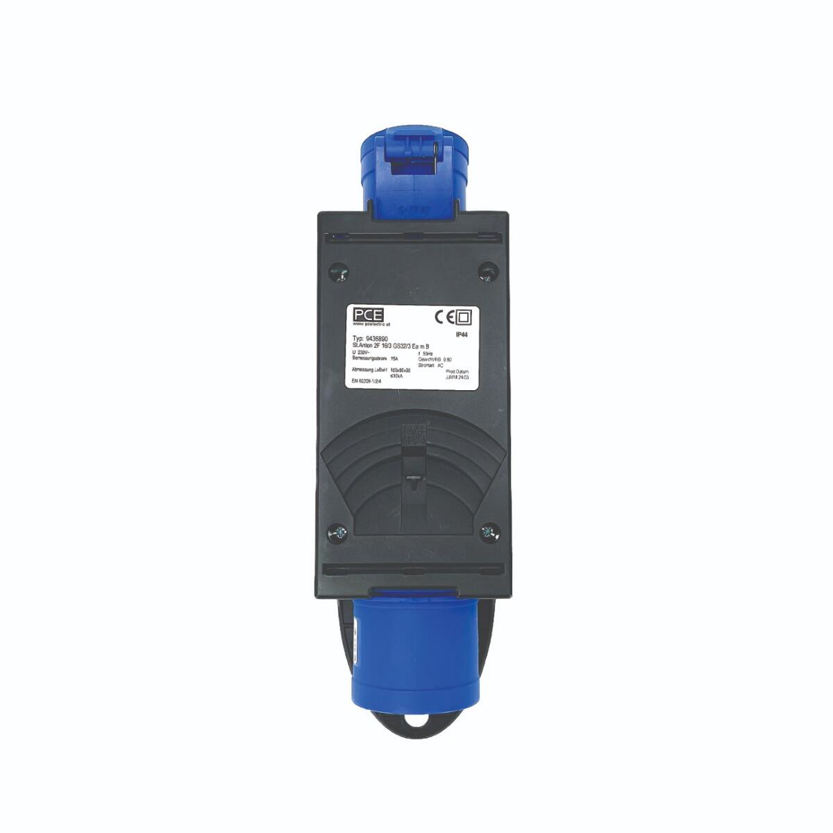 32A 230V > 1 x 16A 230V | St Anton Distribution PCE 9436890 | powershackshop.co.uk