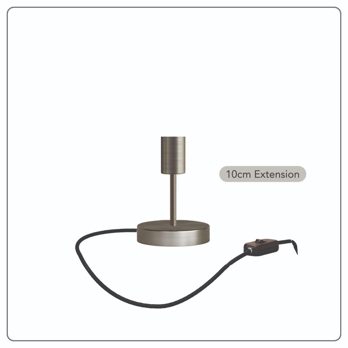 Metallo Titanium - the perfect table lamp for those seeking a light source with a sophisticated and distinctive character | powershackshop.co.uk