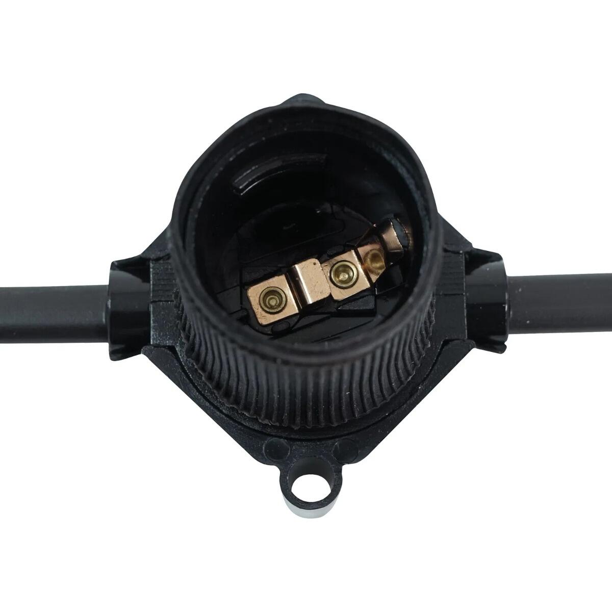 ES Festoon with 3 Metre Spaced Lamp Holders | powershackshop.co.uk