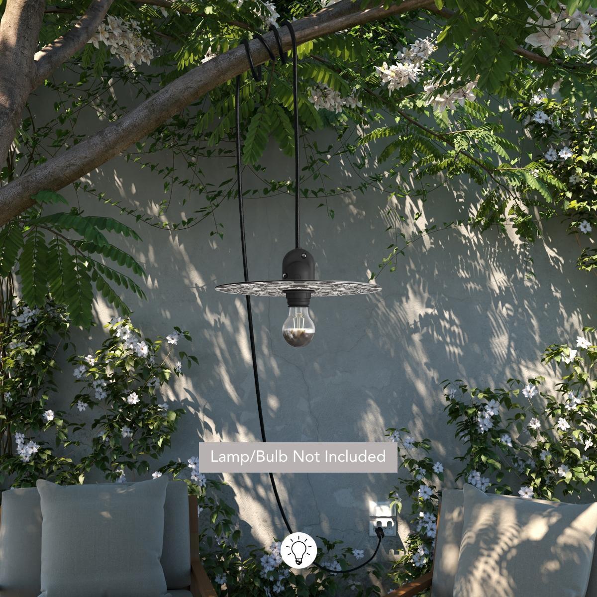 Disco Nera - Plug In Outdoor Lamp