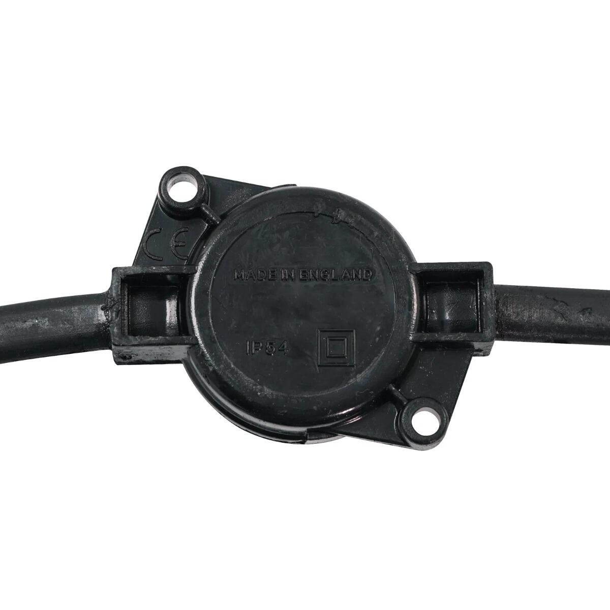 ES Heavy Duty Rubber Festoon with 1 Metre Spaced Lamp Holders | powershackshop.co.uk