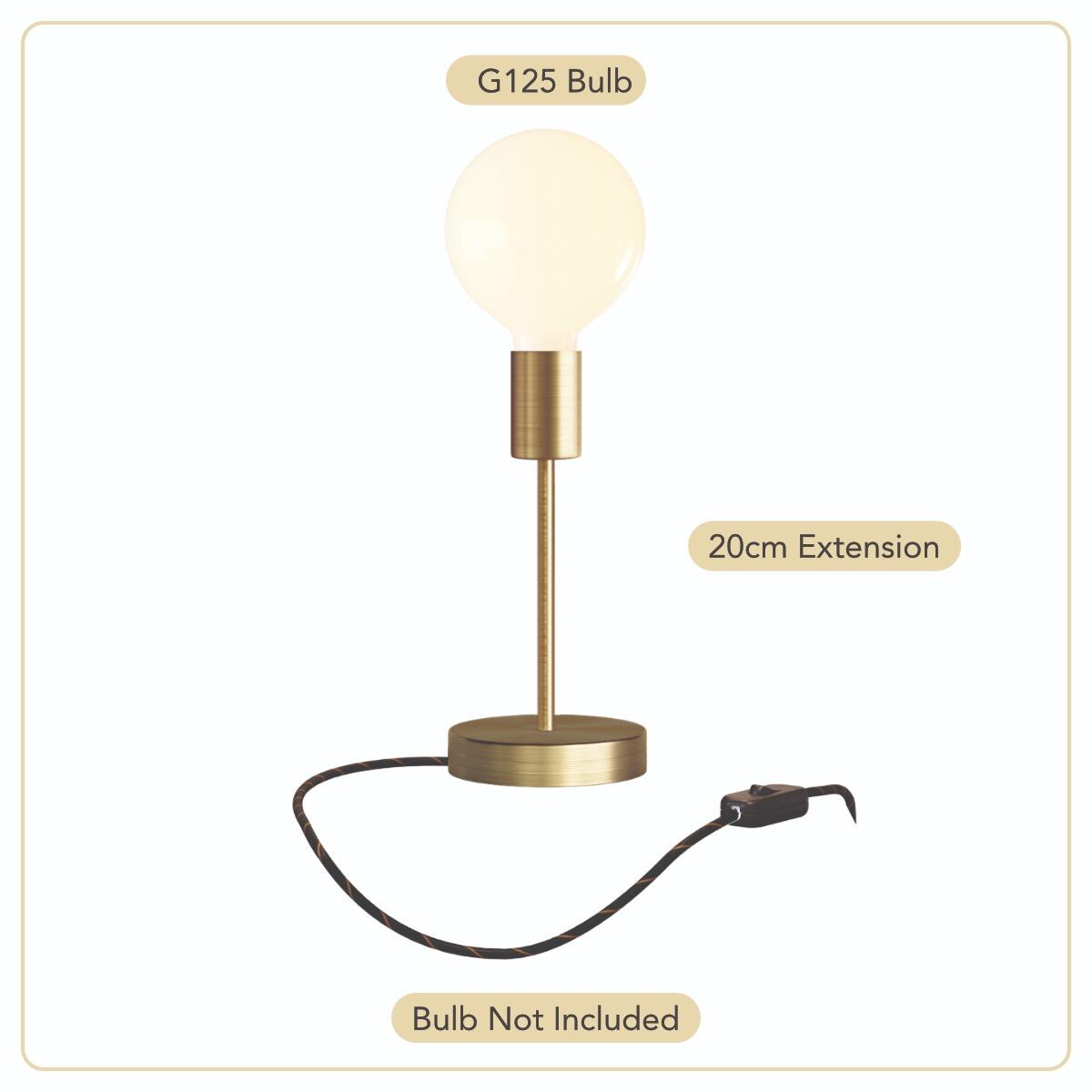 Metallo Bronze - Table Lamp | powershackshop.co.uk
