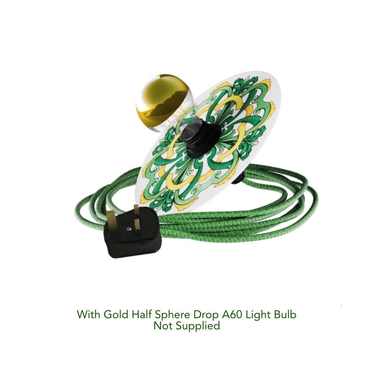 Disco Verde - Plug In Outdoor Lamp