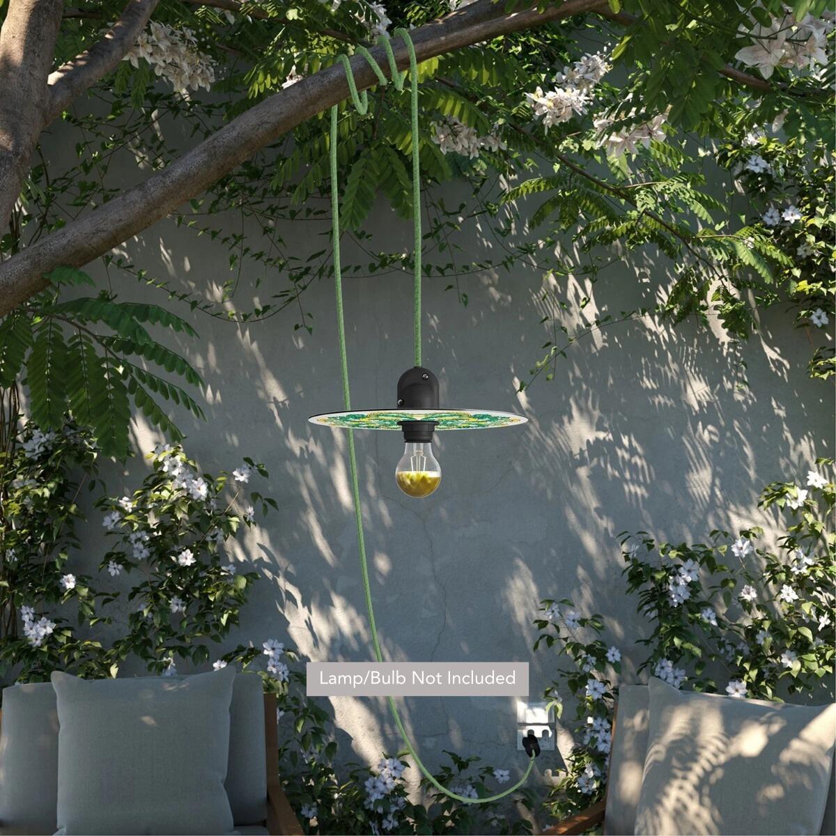 Disco Verde - Plug In Outdoor Lamp