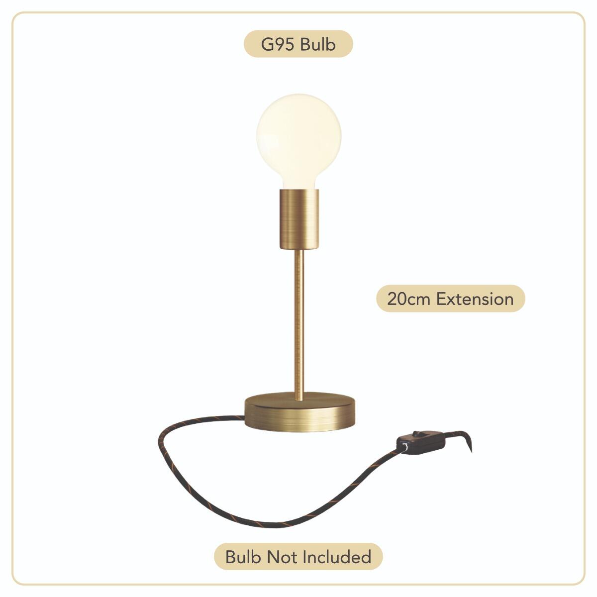 Metallo Bronze - Table Lamp | powershackshop.co.uk