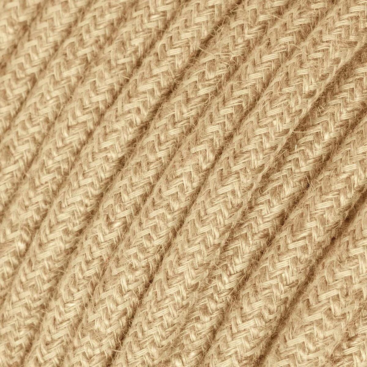 Tentorium Lux - Natural Jute Fabric Cable RN06 | powershackshop.co.uk