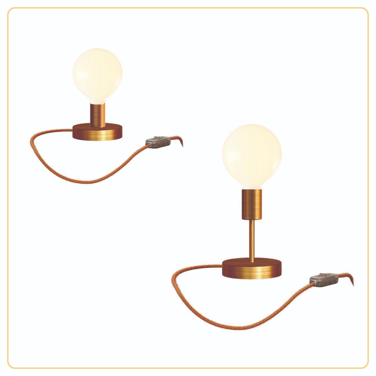 Metallo Copper - the perfect table lamp for those seeking a light source with a sophisticated and distinctive character | powershackshop.co.uk