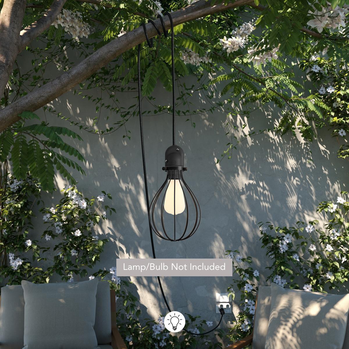 Gabbia Nera - Plug In Outdoor Lamp