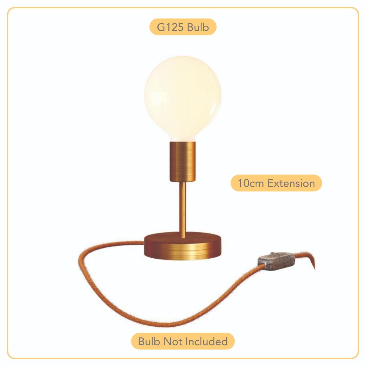 Metallo Copper - the perfect table lamp for those seeking a light source with a sophisticated and distinctive character | powershackshop.co.uk