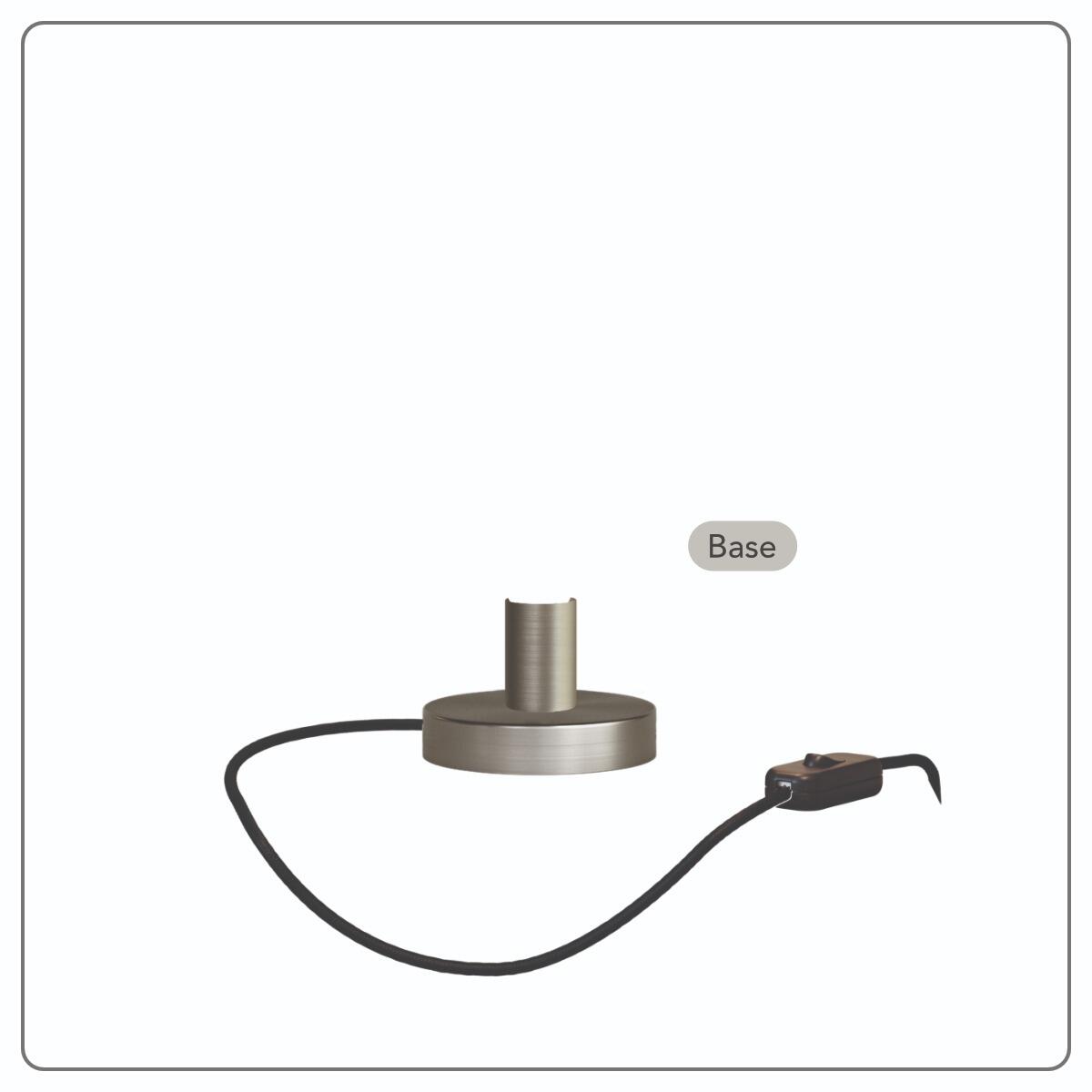 Metallo Titanium - the perfect table lamp for those seeking a light source with a sophisticated and distinctive character | powershackshop.co.uk