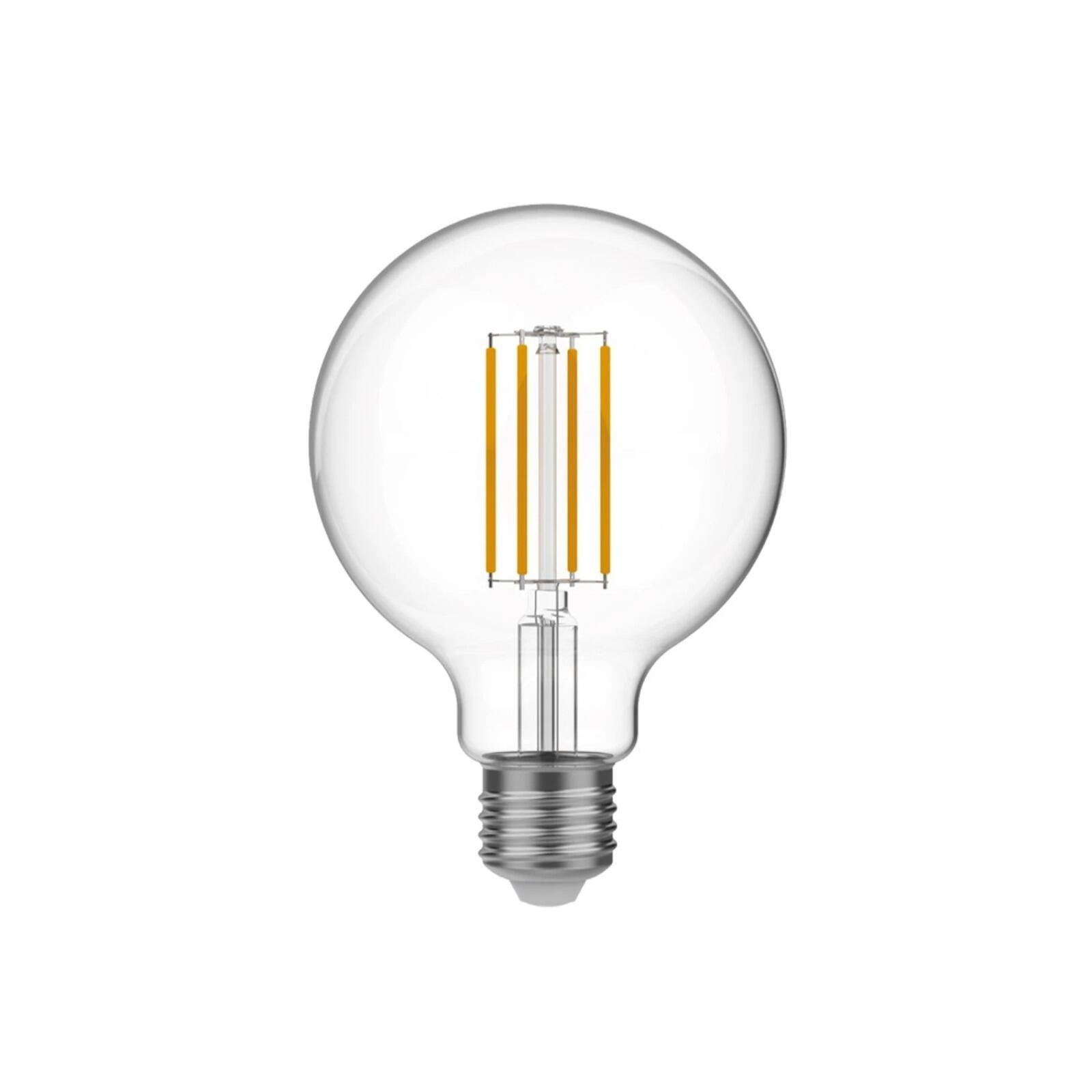 N03 LED Transparent Dimmable Globe Bulb, G95 7W 806LM E27 3500K